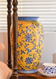 Yellow & Blue Vase