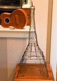 Wire Eiffel Tower Sculpture