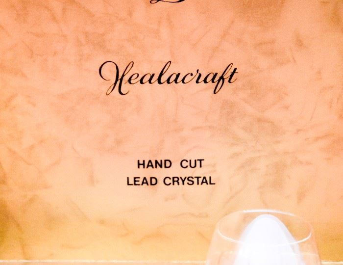 Healacraft Hand Cut Lead Crystal 