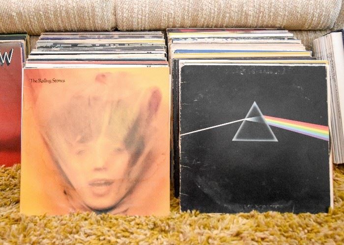 SOLD--Lot #215, Entire Lot of Record Albums/LP's (Includes all shown & more...over 200 included), $500