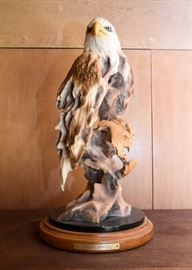 Limited Edition Eagle Statue / Sculpture, Signed