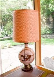 Vintage American Eagle Table Lamp