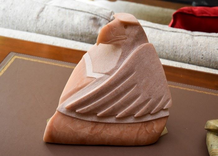 Stone Carving (Eagle), Signed