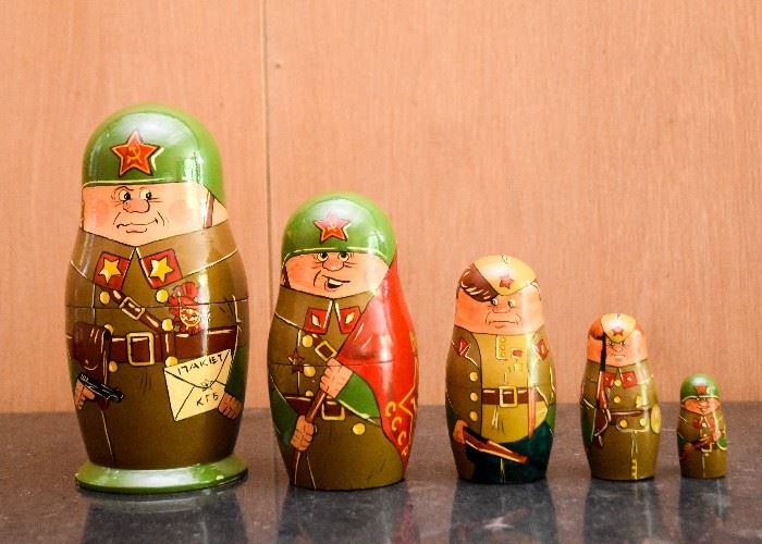 Russian Nesting Dolls / Matryoshka (KGB)