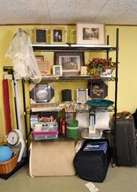 Picture Frames, Home Decor, Metal Utility Shelving