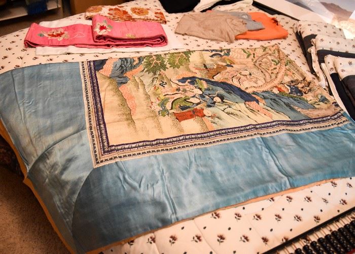 Oriental Silk Blanket / Tapestry