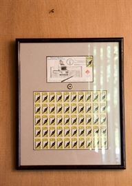 Framed Postage Stamps (CPA)