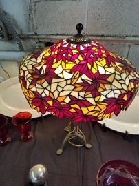 Leaded/stained glass vintage shade