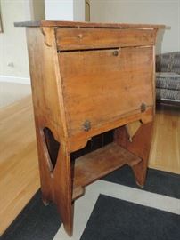antique DROP FRONT desk - 
