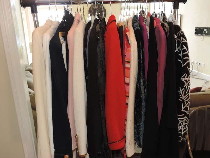 a small but GOOD selection of ladies FINE clothing by Dana Buchman, St. John and others !