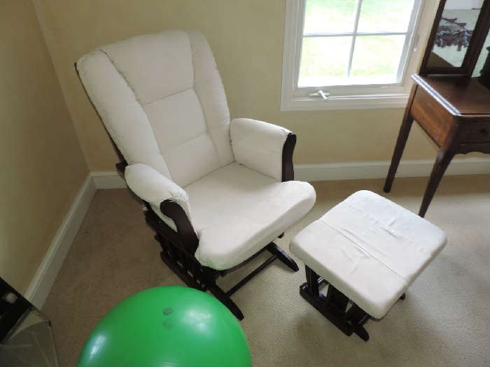 Nursing Chair with Stool