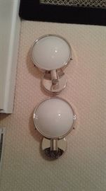 Pair of Mid Century Modern wall sconces