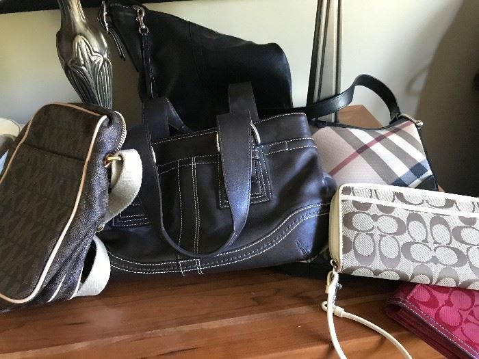 Designer handbags, Burberry, Coach and more