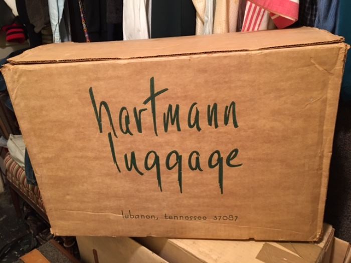 Hartmann luggage, full set of tweed luggage