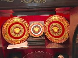 Versace chargers, set of 9 by Rosenthal