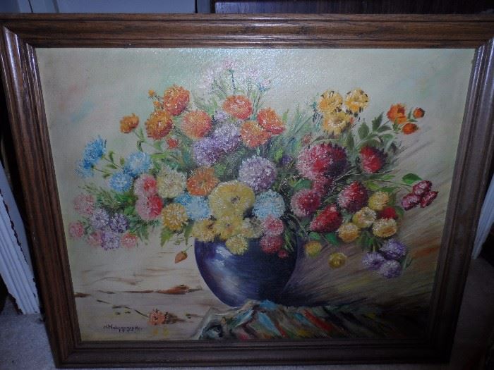 Original Hugo Kalinowski Floral series oils