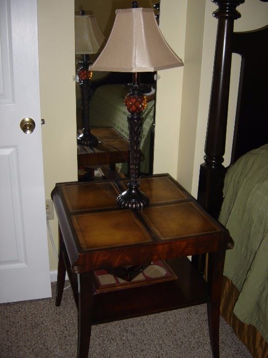 table and lamp