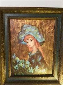 1960's framed art
