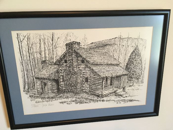 This is one of many outdoor prints, many signed by the artist.