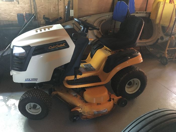 Don't miss this one -- a 50-inch Cub Cadet only four years old.