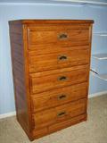 Wood dresser and matching side tables