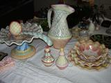 Quite a few vintage McKenzie Childs 1980s & 90s pottery