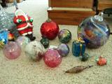 hand blown glass bobbles