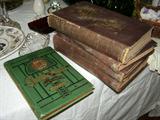 Antique books by Victor Hugo, Longfellow, Edward Bulwer Lytton...