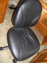 black office chair