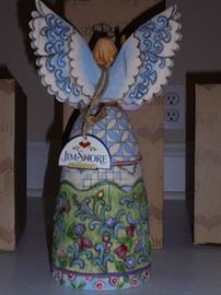 Jim Shore figurines: (with boxes) He Is Risen Hallelujah Angel 