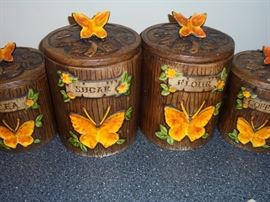 butterfly canister set