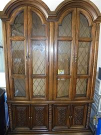 wood china cabinet
