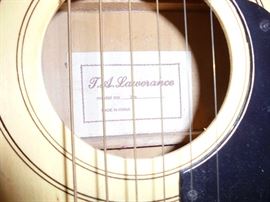 T.A.Lawrence Acoustic 39S guitar
