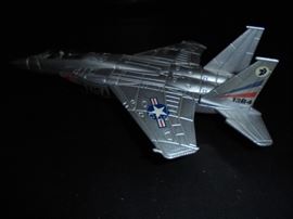 ERTL USAF jet 6 1/2" long die cast metal jet fighter