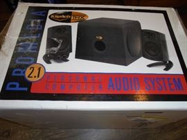 KLIPSCH - THX pro-media PC audio system in box