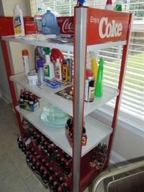 Metal 'Coke' display rack