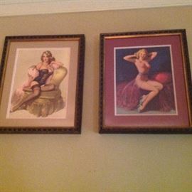 Left Side Picture - Lola Silk Stocking - Gil Elvgren - $ 40.00 - Measurements not available.