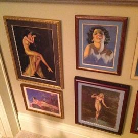Picture Top Left - Antique Irene Patten - Golden Girl Flapper - $ 80.00.  Bottom right picture - Sylvan Bathing Beauty - Pearl Frush - $ 30.00