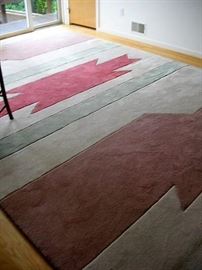 Hand made area rug