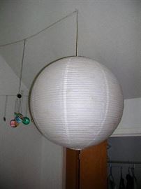 Hanging paper lamp