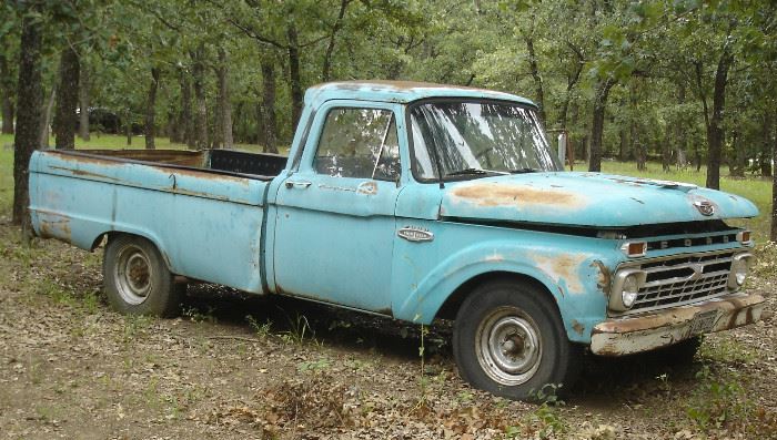 Vintage Ford F-250 truck