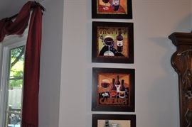 Small framed tiled prints  (SOME SOLD)