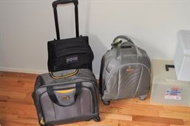 Nice travel luggage, plastic file boxes (SOME SOLD)