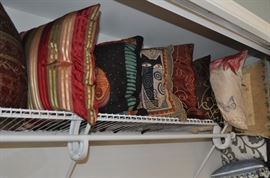 Just a sampling of the MANY decorative throw pillows offered