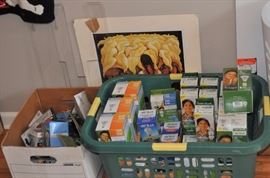 Munoz print, Verilux natural spectrum light bulbs