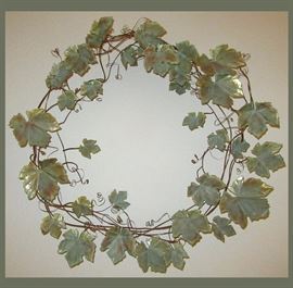 Attractive Metal Leaves Wall Sculpture 