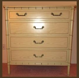 Great Faux Bamboo Chest of Drawers 