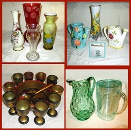 Lenox, Etched Ruby Glass, Cased Glass, Czech Porcelain and more 