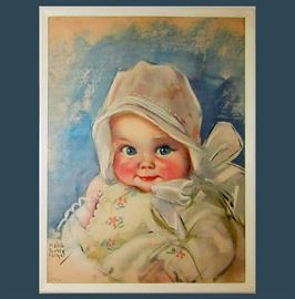 Maud Tousey Fangel Baby Print 