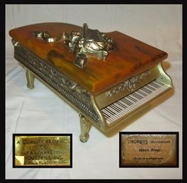 Vintage Cigarette and Music Box w/Swiss Movement  